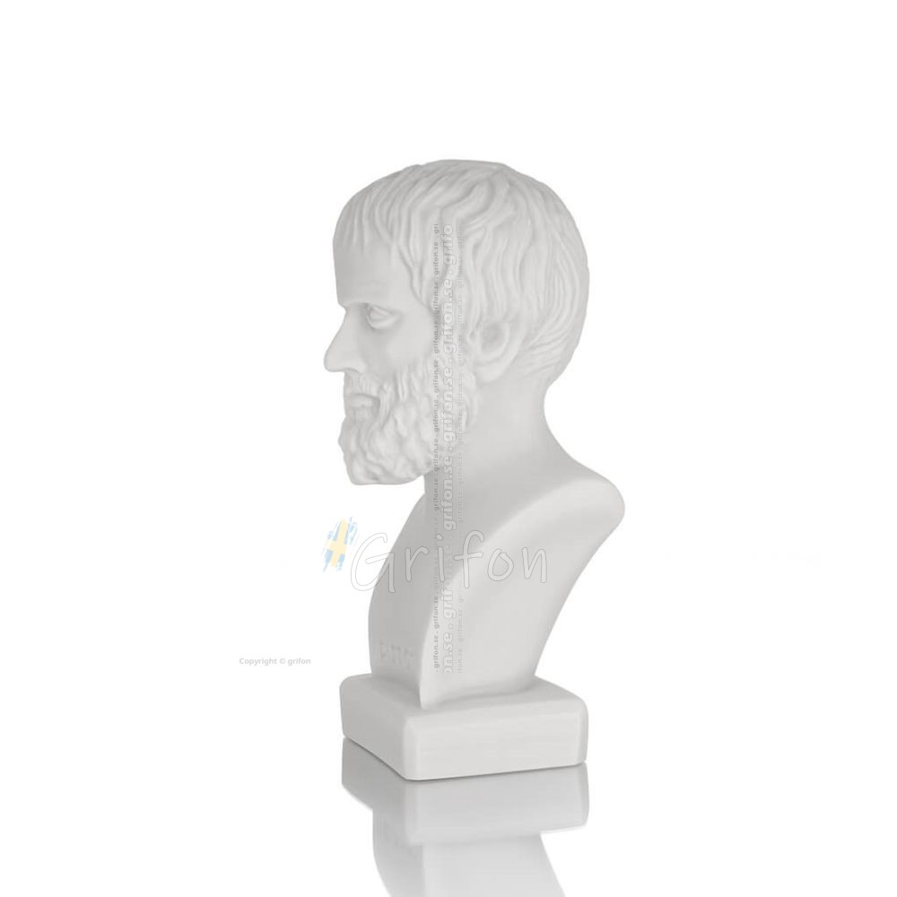 Aristoteles Ancient Philosopher Bust Byst 255cm I Alabaster Antiken