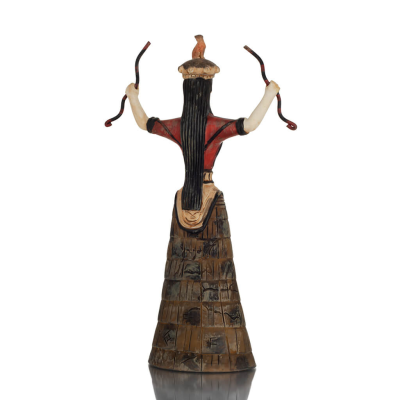 Θεά όφεων, Η θεά της γονιμότητας 24εκ Ολόσωμο αγαλματίδιο από αλάβαστρο, μινωικός πολιτισμός, αρχαία Ελλάδα Πολυεστερικά 5 - gri