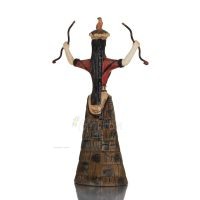 Snake Goddess, Goddess of Fertility 24cm Full Alabaster Statuette, Minoan Civilization, Ancient Greece Polyester 5 - grifon.se 