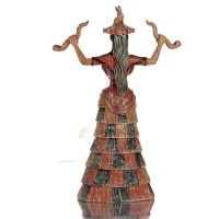 Snake Goddess, Goddess of Fertility 30cm Full Alabaster Statyette, Minoisk Civilisation, Antika Grekland Polyester 4 - grifon.se