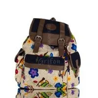 Backpack with Flowers Fabric and bags 1 - grifon.se 