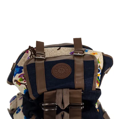 Backpack with Flowers Fabric and bags 8 - grifon.se 