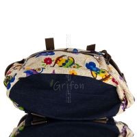 Backpack with Flowers Fabric and bags 9 - grifon.se 