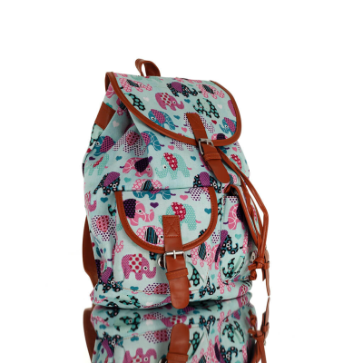 Ryggsäck med elefanter Tyg och väskor 6 - grifon.se 