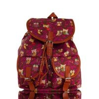 Backpack with Owl or Glauka Mikri Fabric and bags 1 - grifon.se 