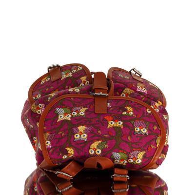 Ryggsäck med Uggla eller Glauka Mikri Tyg och väskor 7 - grifon.se 