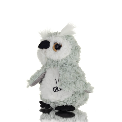 Owl or Glauka Plush 17.5cm I love Greece Soft and other toys 2 - grifon.se 