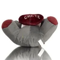 Donkey Sitting Plush Soft Cuddly Plush Toy Stuffed Animal for Kids 22cm I LOVE CRETE Soft and other toys 7 - grifon.se 