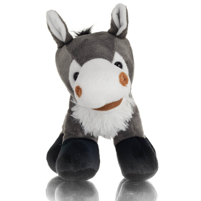 Donkey Standing Plush Soft Cuddly Plush Toy Stuffed Animal for Kids 25cm I LOVE CRETE Soft and other toys 3 - grifon.se 