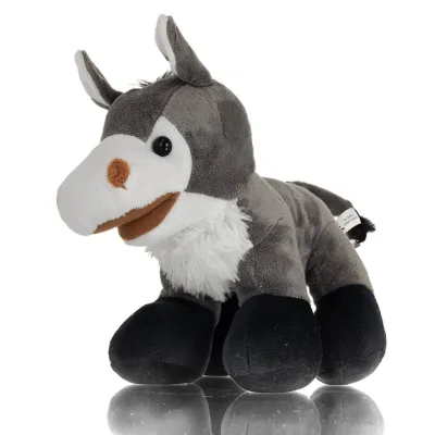 Donkey Standing Plush Soft Cuddly Plush Toy Stuffed Animal for Kids 25cm I LOVE CRETE Soft and other toys 4 - grifon.se 