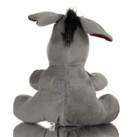 Donkey Sitting Plush Soft Cuddly Plush Toy Stuffed Animal for Kids 22cm I LOVE GREECE Soft and other toys 4 - grifon.se 