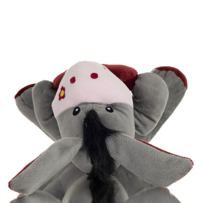 Donkey Sitting Plush Soft Cuddly Plush Toy Stuffed Animal for Kids 22cm I LOVE GREECE Soft and other toys 7 - grifon.se 