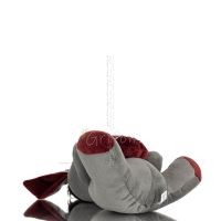 Γαϊδουράκι καθιστό Λούτρινο Μαλακό Χαδιάρικο, βελούδινο παιχνίδι Γεμιστό ζωάκι για παιδιά 22εκ. I LOVE GREECE Παιχνίδια, Λούτριν