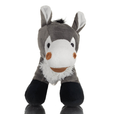 Donkey Standing Plush Soft Cuddly Plush Toy Stuffed Animal for Kids 25cm I LOVE GREECE Soft and other toys 2 - grifon.se 