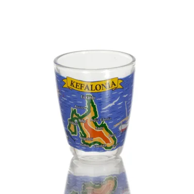 Karaff Set med 2 shots genomskinligt glas med tryck, kök, raki, tsikoudia Kök & glas 5 - grifon.se 