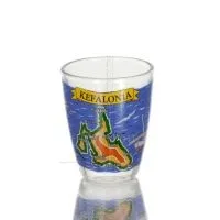 Karaff Set med 2 shots genomskinligt glas med tryck, kök, raki, tsikoudia Kök & glas 5 - grifon.se 