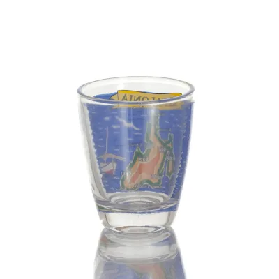 Karaff Set med 2 shots genomskinligt glas med tryck, kök, raki, tsikoudia Kök & glas 6 - grifon.se 