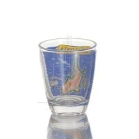 Karaff Set med 2 shots genomskinligt glas med tryck, kÃ¶k, raki, tsikoudia KÃ¶k & glas 6 - grifon.se 