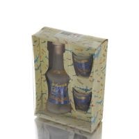 Carafe Set of 2 shots transparent glass with print, kitchen, raki, tsikoudia Kitchen & glasses 1 - grifon.se 