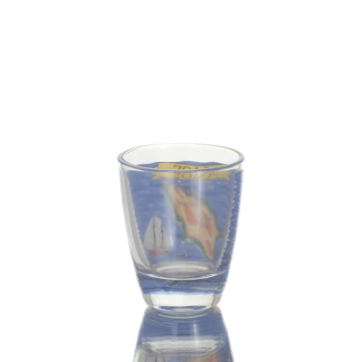 Shot glasses Set of 6 pcs transparent glass with print, kitchen, raki, tsikoudia, shot glass Kitchen & glasses 4 - grifon.se 