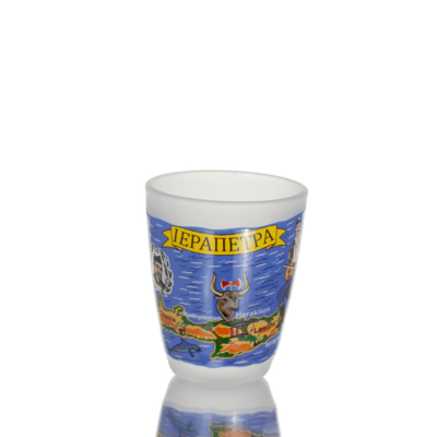 Shot glasses Set of 6 pcs transparent glass with print, kitchen, raki, tsikoudia, shot glass Kitchen & glasses 3 - grifon.se 