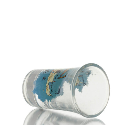 Transparent glass shot glass with Crete print 7cm, kitchen, raki, tsikoudia, shot glass Kitchen & glasses 5 - grifon.se 