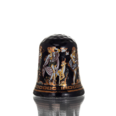 Sewing thimbles with archaic print, New Bone China like porcelain Kitchen & glasses 3 - grifon.se 