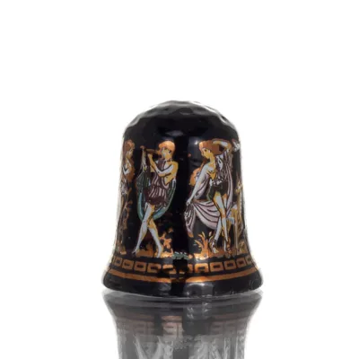 Sewing thimbles with archaic print, New Bone China like porcelain Kitchen & glasses 6 - grifon.se 