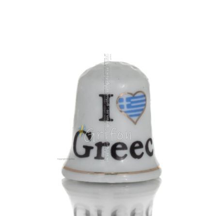 Δαχτυλήθρες Ραπτικής με Greece στάμπα, New Bone China σαν πορσελάνη Κουζίνας κ υαλικά 1 - grifon.se