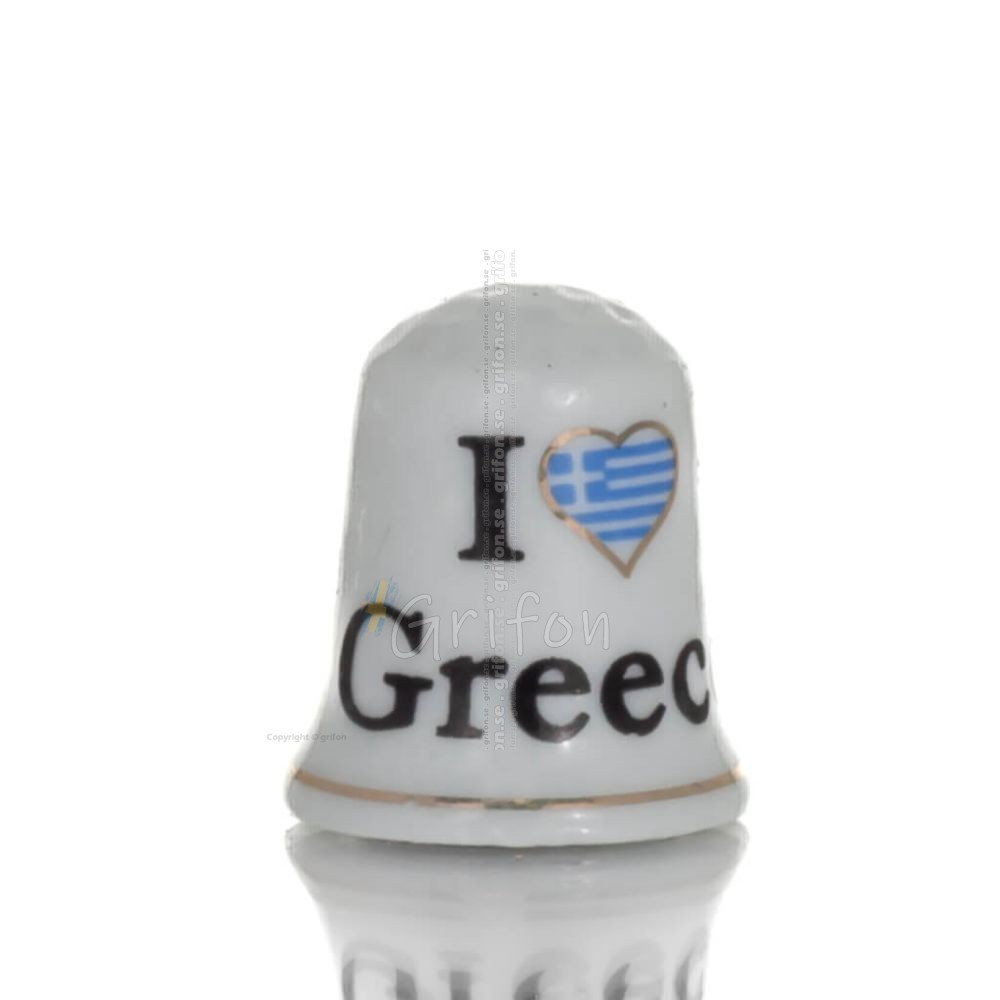 Δαχτυλήθρες Ραπτικής με Greece στάμπα, New Bone China σαν πορσελάνη Κουζίνας κ υαλικά 1 - grifon.se 