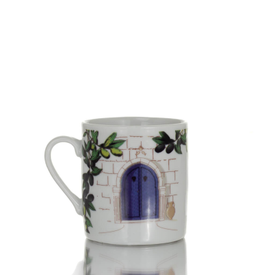 Mugg, kopp med Kreta 5,5x5cm 80cc, New Bone China-liknande porslin Kök & glas 2 - grifon.se 