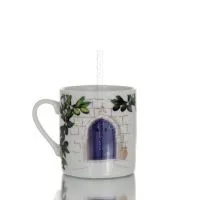 Mugg, kopp med Kreta 5,5x5cm 80cc, New Bone China-liknande porslin Kök & glas 2 - grifon.se 