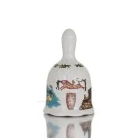 Bell med Kreta-tryck 8,5cm New Bone China-liknande porslin, dekorativ Kök & glas 2 - grifon.se 