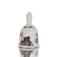 Καμπανάκι με Crete στάμπα 8,5εκ New Bone China σαν πορσελάνη, διακοσμητικό Κουζίνας κ υαλικά 3 - grifon.se 