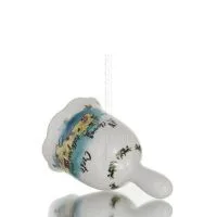 Bell med Kreta-tryck 8,5cm New Bone China-liknande porslin, dekorativ Kök & glas 6 - grifon.se 