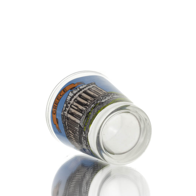 Transparent glas 6cm snapsglas med Parthenontryck, kÃ¶k, raki, tsikoudia, snapsglas KÃ¶k & glas 4 - grifon.se 