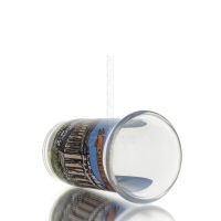 Transparent glass shot glass 7cm with Parthenon print, kitchen, raki, tsikoudia, shot glass Kitchen & glasses 3 - grifon.se 