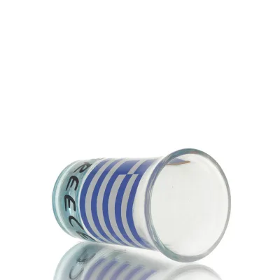 Klart glas blått 7 cm snapsglas med flaggtryck, kök, raki, tsikoudia, snapsglas Kök & glas 3 - grifon.se 