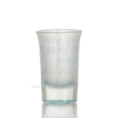 Sandblästringsskott blå 7cm Kreta Kök & glas 1 - grifon.se