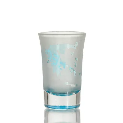 Sandblästringsskott blå 7cm Grekland Kök & glas 1 - grifon.se 
