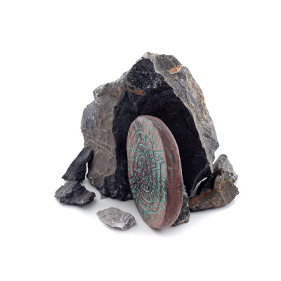 Phaistos Disc: The Unsolved Mystery, Small 9cm Alabaster, Minoan Civilization, Antikens Grekland Polyester 3 - grifon.se 