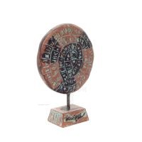 Phaistos Disc: The Unsolved Mystery, 19 cm Alabaster Embossed Base, minoisk civilisation, antikens Grekland Polyester 3 - grifon