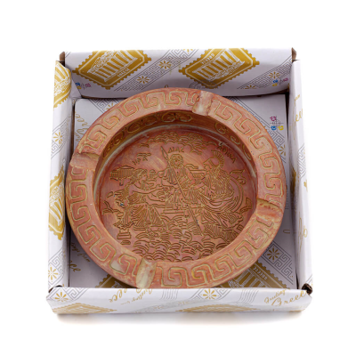 Askfat, arkaisk askfat i alabaster, Med prestationsinitialer Polyester 3 - grifon.se 