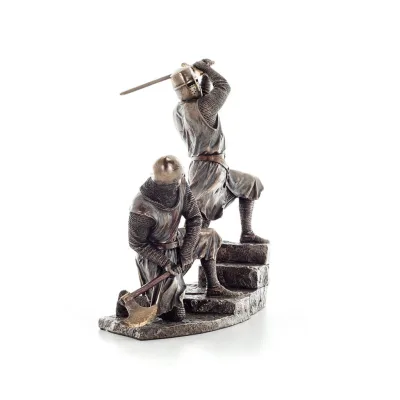 Knights in Battle Set Veronese Bronze Electrolytic Full Body Statuette Veronese 5 - grifon.se 