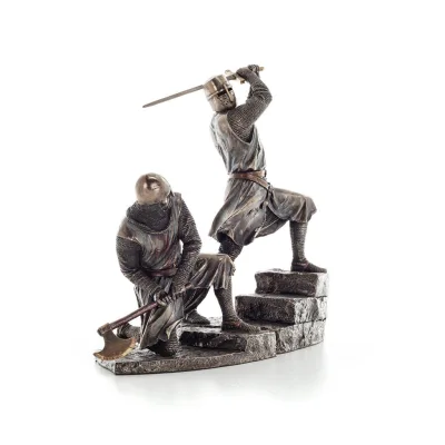 Knights in Battle Set Veronese Bronze Electrolytic Full Body Statuette Veronese 6 - grifon.se 