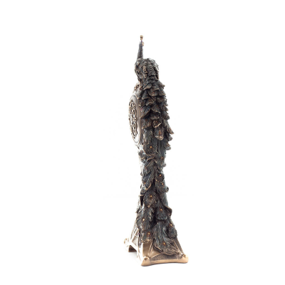 Peacock Clock 16x35.5cm Veronese Bronze Electrolysis, Modern Decorative Veronese 5 - grifon.se 