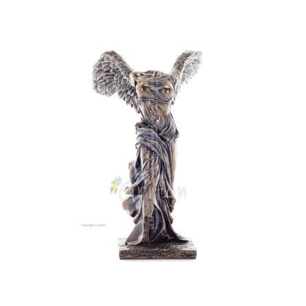 Victory of Samothrace: The Goddess Who Personified Victory, 27.5cm Veronese Electrolytic Bronze Full-Length Statuette Veronese 1