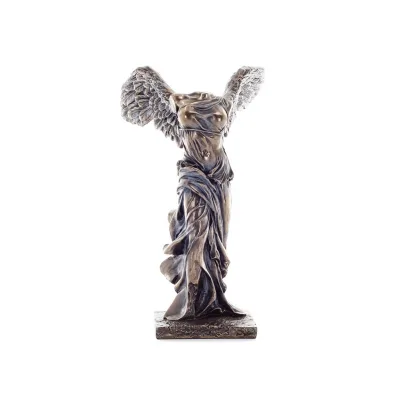 Victory of Samothrace: The Goddess Who Personified Victory, 27.5cm Veronese Electrolytic Bronze Full-Length Statuette Veronese 1