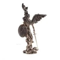 Ärkeängel Michael: God-Like, One of the First Lords 36cm Veronese Bronze Electrolysis Statyette i fullängd, Christian Veronese 3