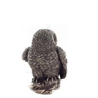 Owl or Glaucus on a rock with face back left 6cm Veronese Bronze Electroplating Full Length Statuette Veronese 5 - grifon.se 